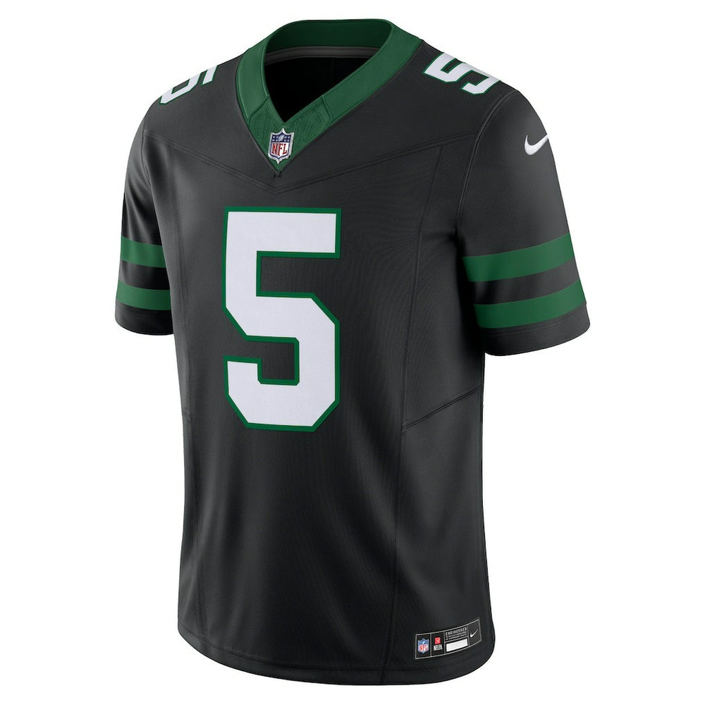 Garrett Wilson New York Jets Alternate Vapor F.U.S.E. Limited Jersey - Legacy Black - Nike
