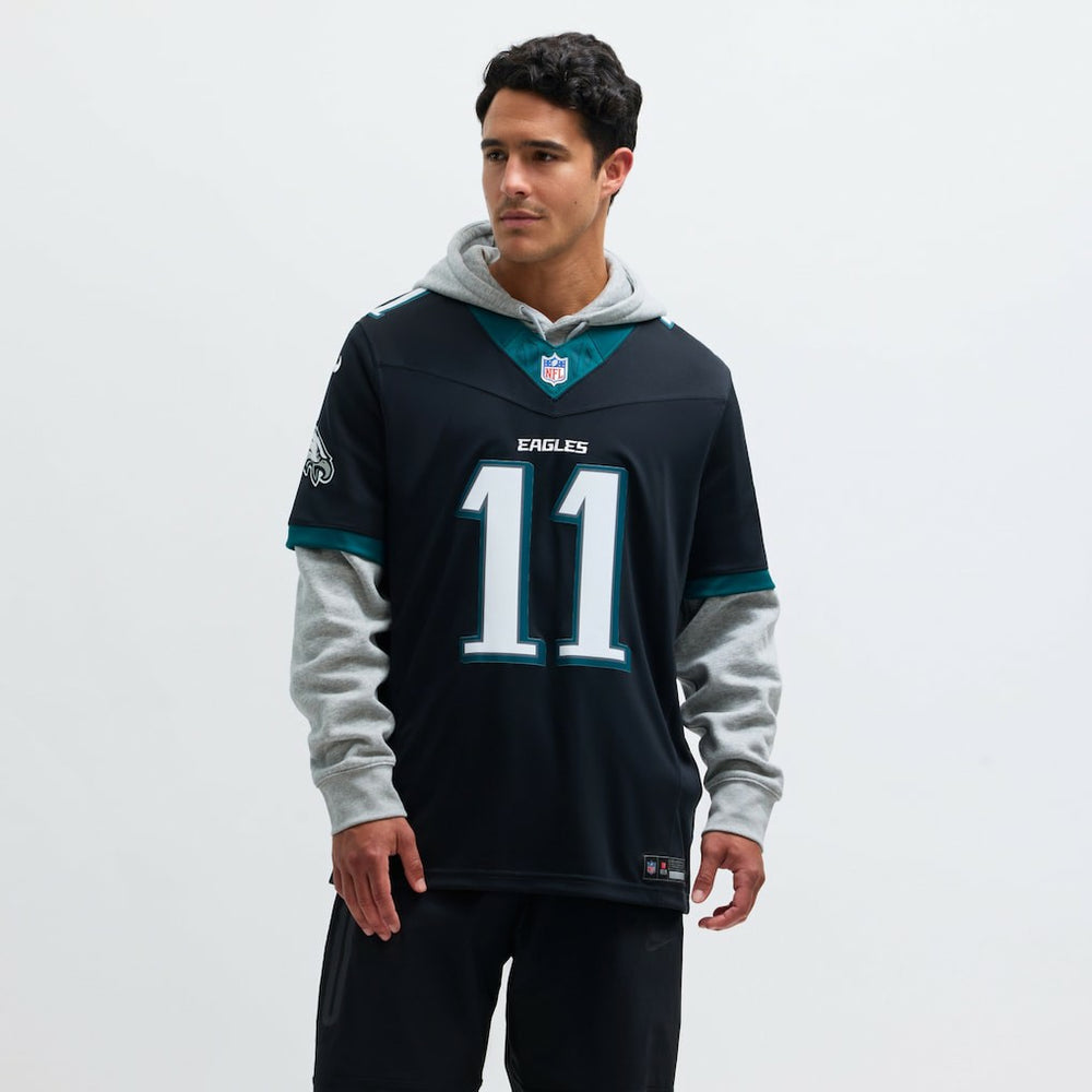 A.J. Brown Philadelphia Eagles Alternate Vapor F.U.S.E. Limited Jersey - Black - Nike
