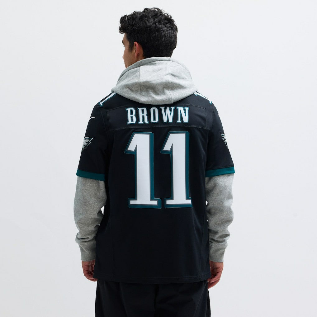 A.J. Brown Philadelphia Eagles Alternate Vapor F.U.S.E. Limited Jersey - Black - Nike