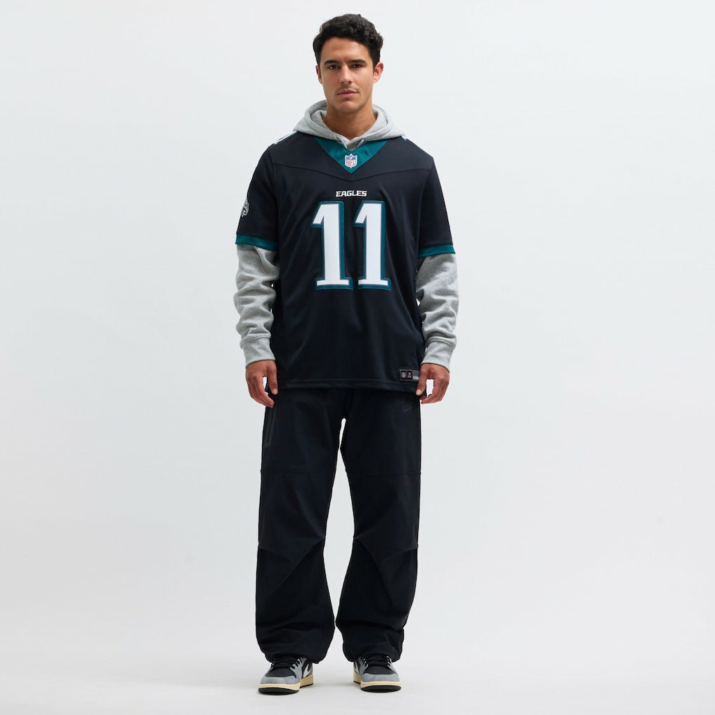 A.J. Brown Philadelphia Eagles Alternate Vapor F.U.S.E. Limited Jersey - Black - Nike