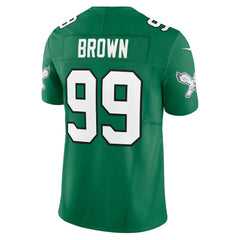 Jerome Brown Philadelphia Eagles Alternate Vapor F.U.S.E. Limited Jersey - Kelly Green - Nike