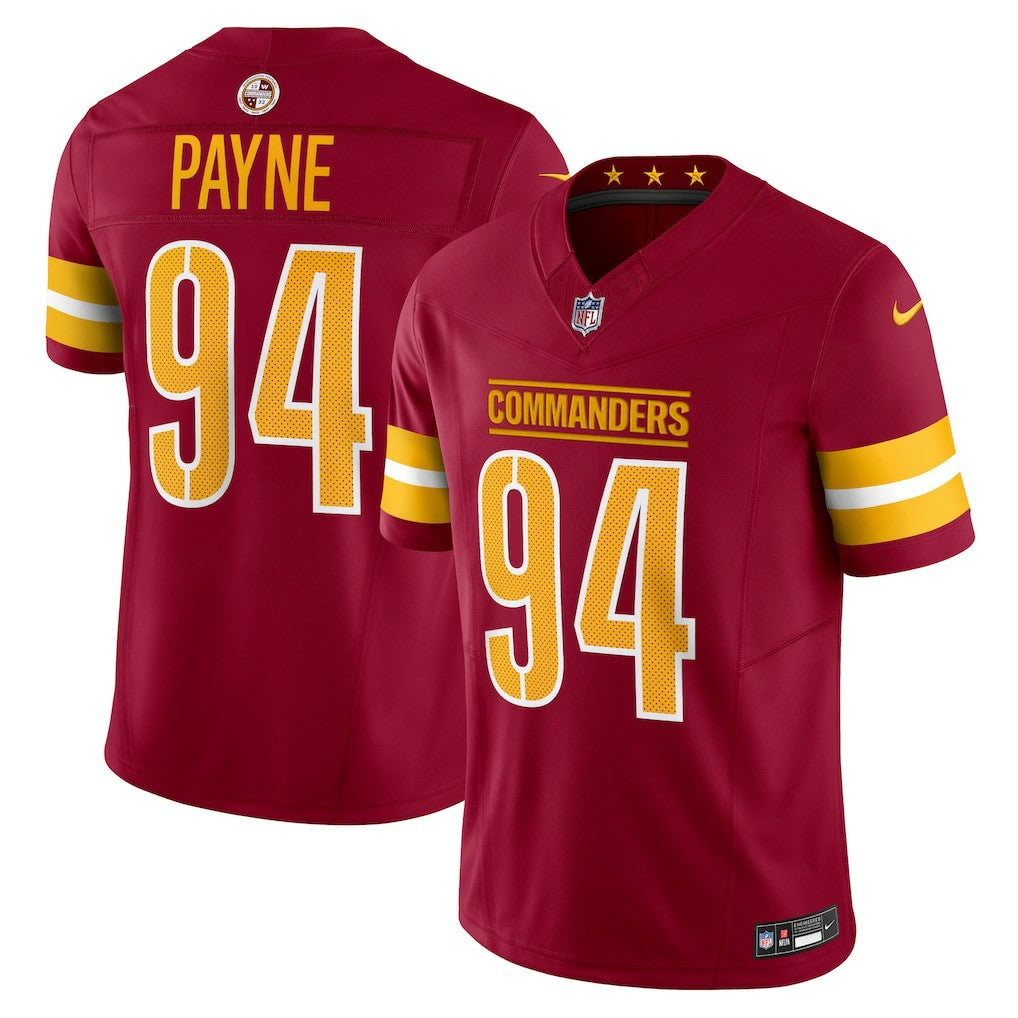 Daron Payne Washington Commanders Vapor F.U.S.E. Limited Jersey - Burgundy - Nike