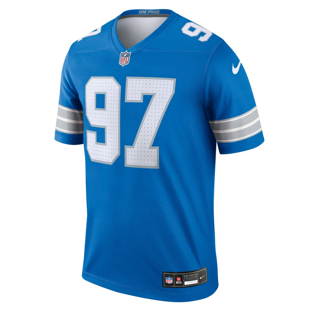 Aidan Hutchinson Detroit Lions Legend Player Performance Top - Blue - Nike
