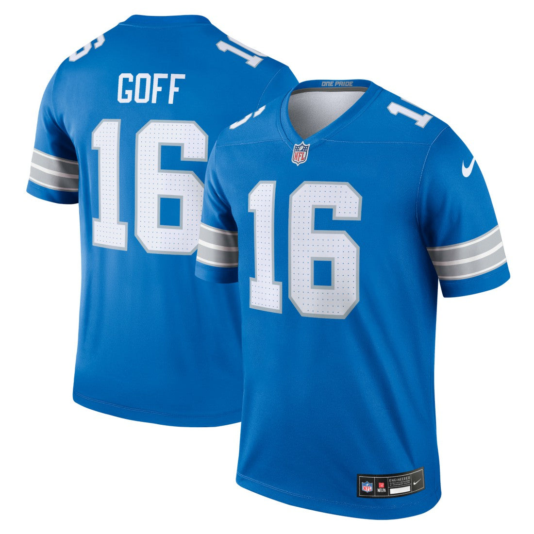 Jared Goff Detroit Lions Legend Player Performance Top - Blue - Nike