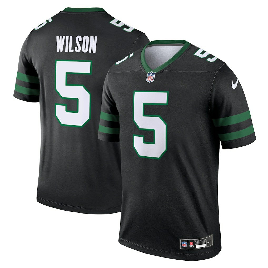 Garrett Wilson New York Jets Legend Player Performance Top - Black - Nike