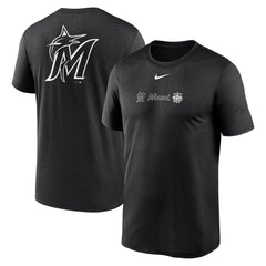 Miami Marlins Nike Fashion Over Shoulder Logo Legend T-Shirt Discount