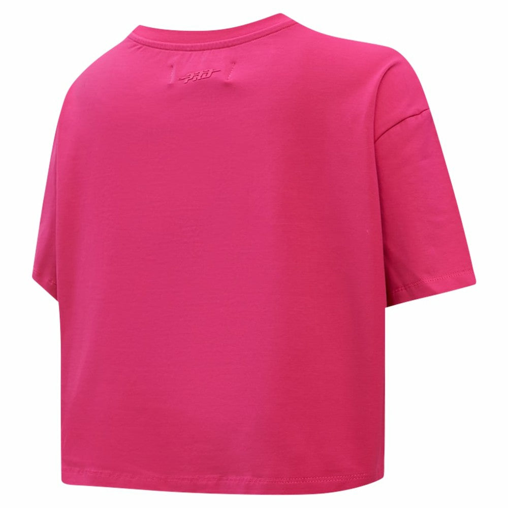 New York Rangers Pro Standard Women's Triple Pink Cropped Boxy T-Shirt | NHL online