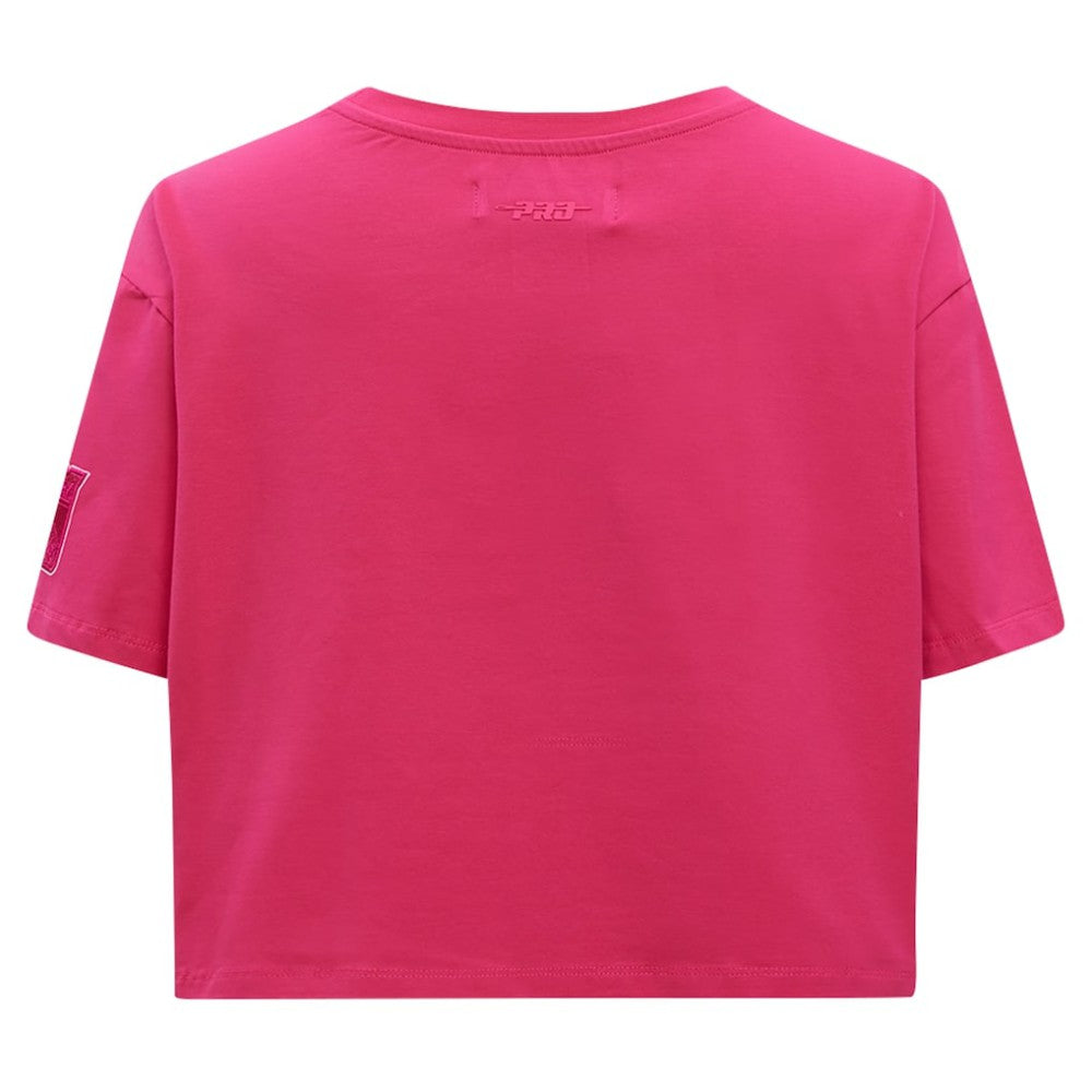 New York Rangers Pro Standard Women's Triple Pink Cropped Boxy T-Shirt | NHL online