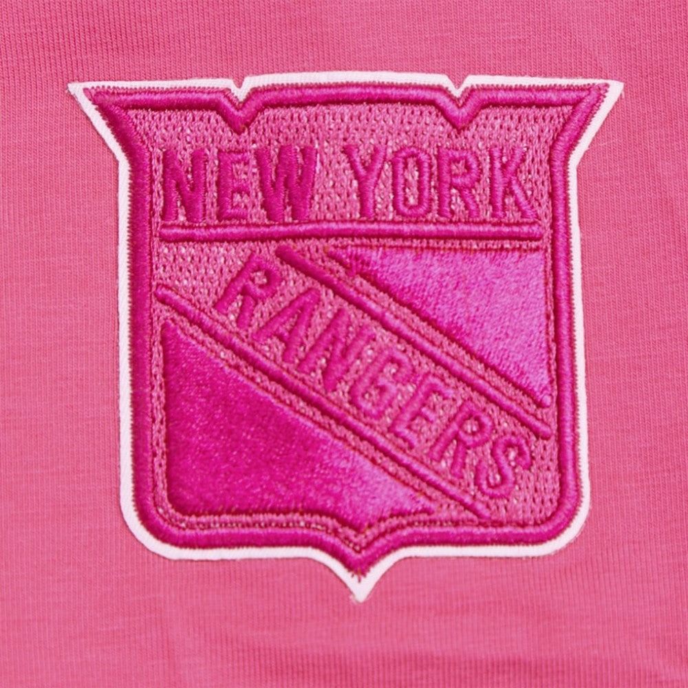 New York Rangers Pro Standard Women's Triple Pink Cropped Boxy T-Shirt | NHL online