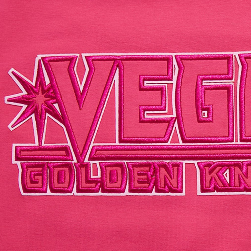Vegas Golden Knights Pro Standard Women's Triple Pink Cropped Boxy T-Shirt | NHL on sale