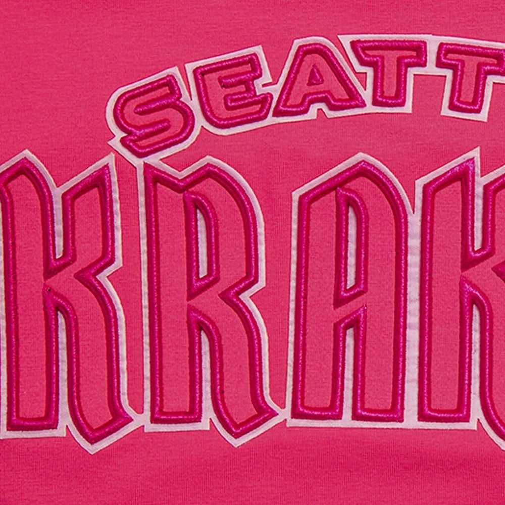 Seattle Kraken Pro Standard Women's Triple Pink Cropped Boxy T-Shirt | NHL discount