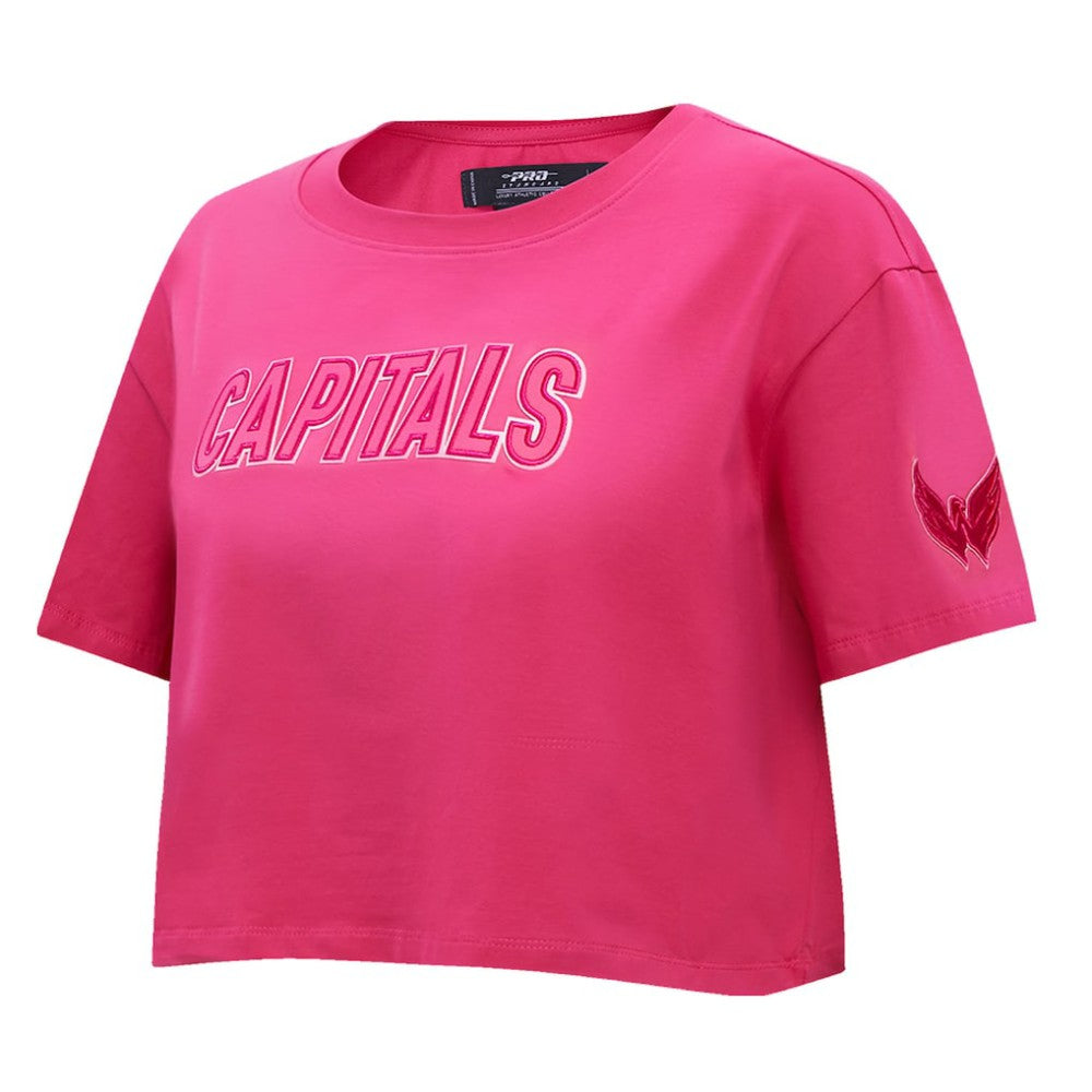 Washington Capitals Pro Standard Women's Triple Pink Cropped Boxy T-Shirt | NHL sale
