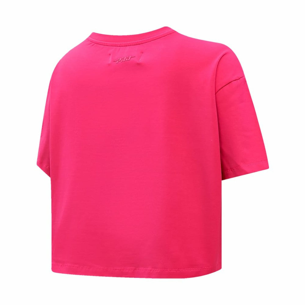 St. Louis Blues Pro Standard Women's Triple Pink Cropped Boxy T-Shirt | NHL Clearance