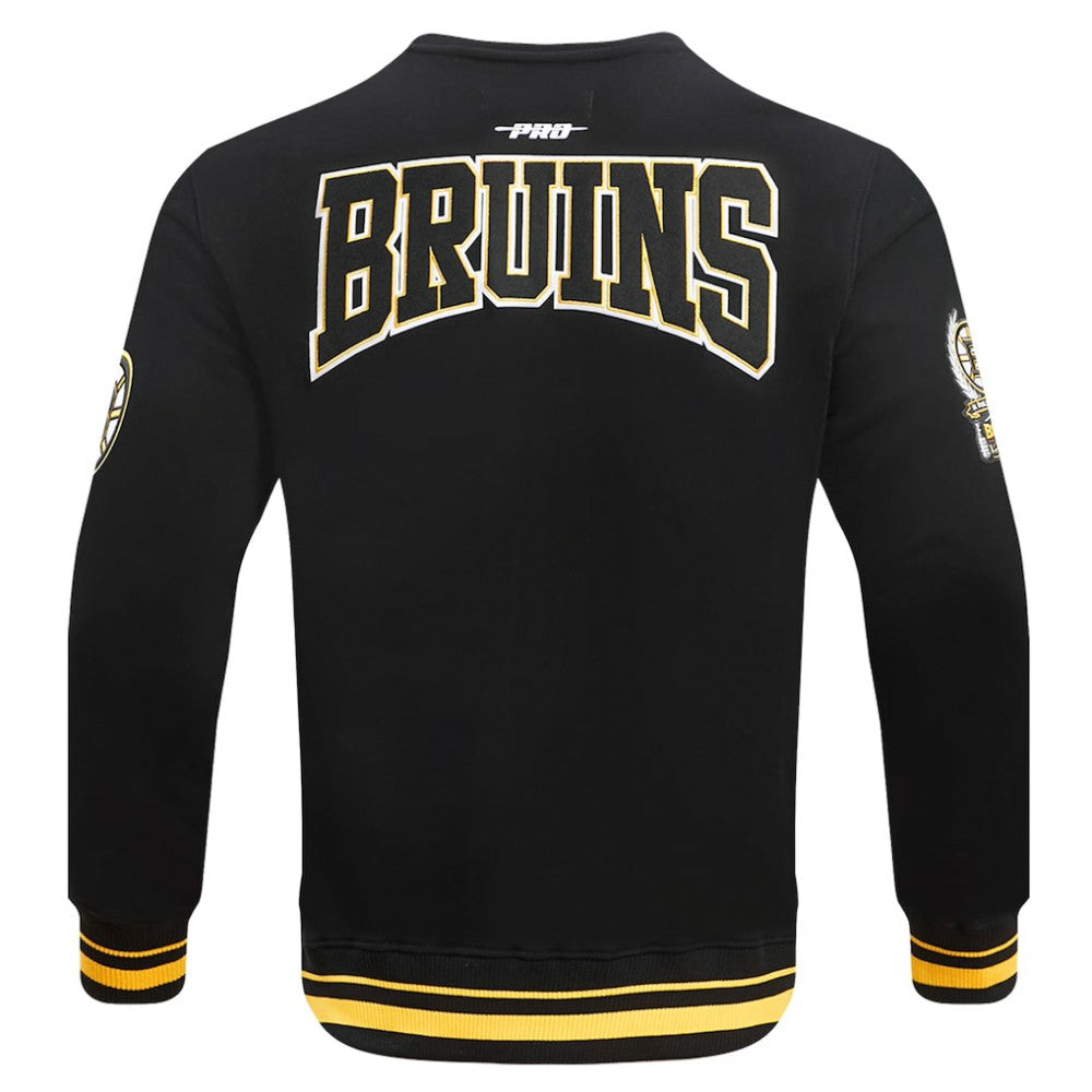 Boston Bruins Pro Standard Crest Emblem Pullover Sweatshirt - Black | NHL discount