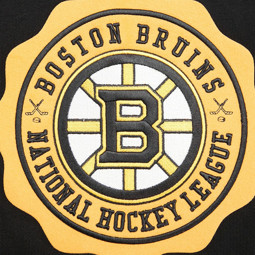 Boston Bruins Pro Standard Crest Emblem Pullover Sweatshirt - Black | NHL discount