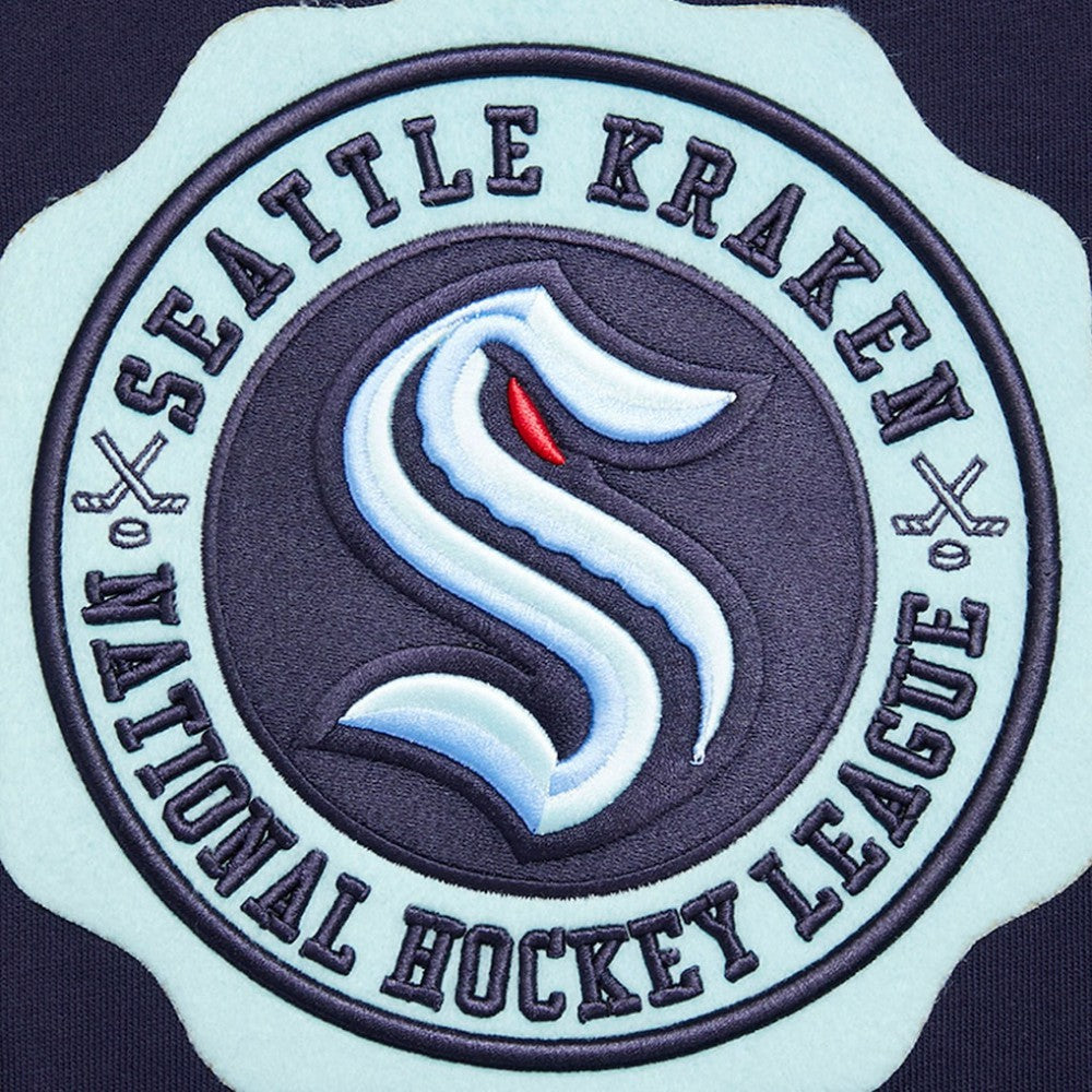 Seattle Kraken Pro Standard Crest Emblem Pullover Sweatshirt - Deep Sea Blue | NHL near me
