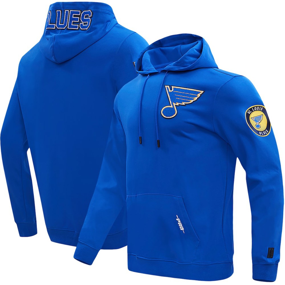 St. Louis Blues Pro Standard Classic Pullover Hoodie - Blue | NHL Clearance