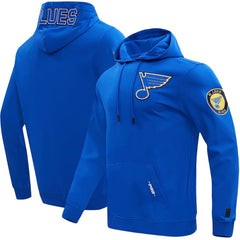 St. Louis Blues Pro Standard Classic Pullover Hoodie - Blue | NHL Clearance