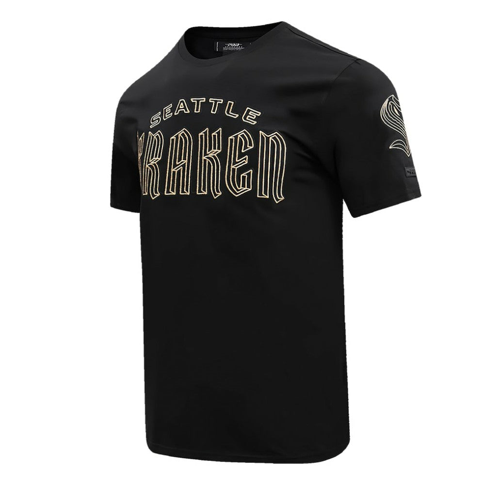 Seattle Kraken Pro Standard Wordmark T-Shirt - Black | NHL Lifestyle
