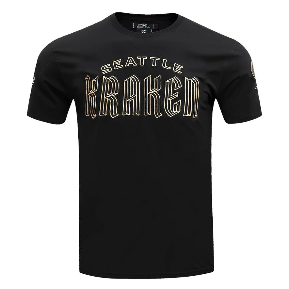 Seattle Kraken Pro Standard Wordmark T-Shirt - Black | NHL Lifestyle