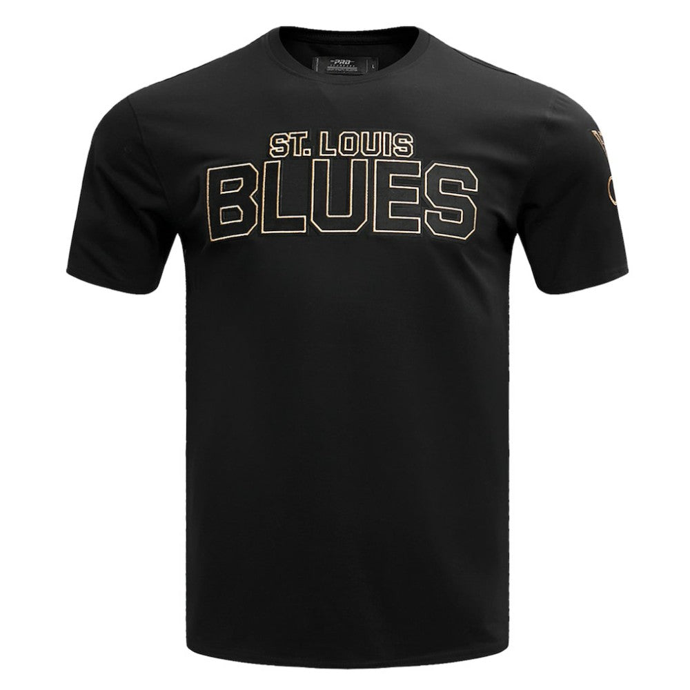 St. Louis Blues Pro Standard Wordmark T-Shirt - Black | NHL Lifestyle