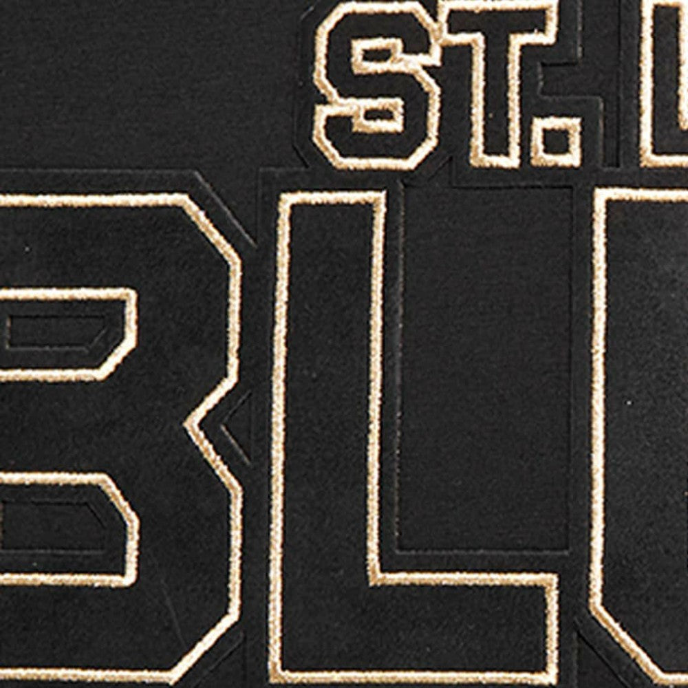 St. Louis Blues Pro Standard Wordmark T-Shirt - Black | NHL Lifestyle