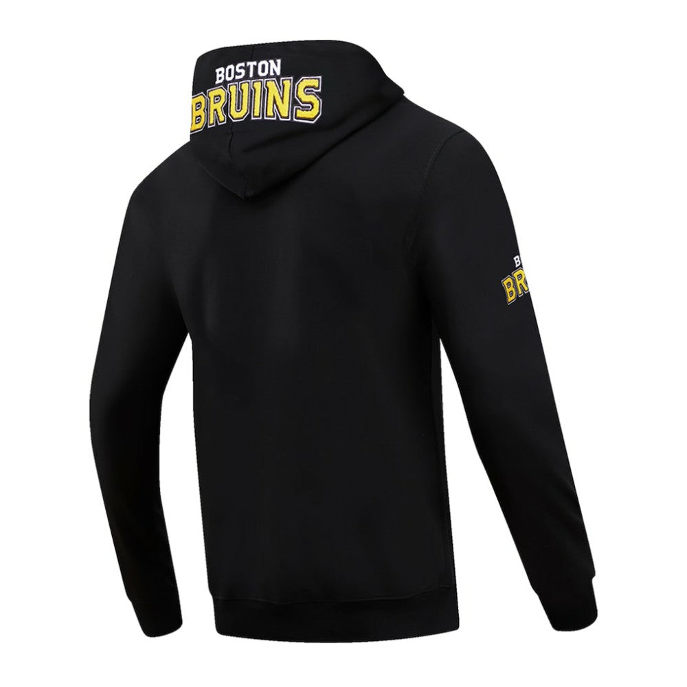 Boston Bruins Pro Standard Classic Chenille Full-Zip Hoodie Jacket - Black | NHL discount