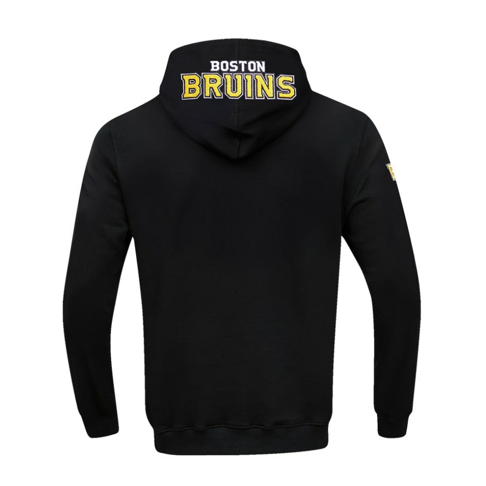 Boston Bruins Pro Standard Classic Chenille Full-Zip Hoodie Jacket - Black | NHL discount