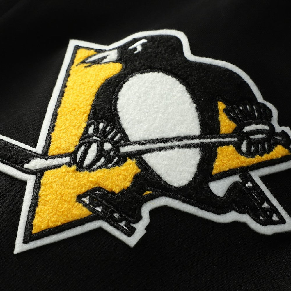 Pittsburgh Penguins Pro Standard Classic Chenille Full-Zip Hoodie Jacket - Black | NHL discount