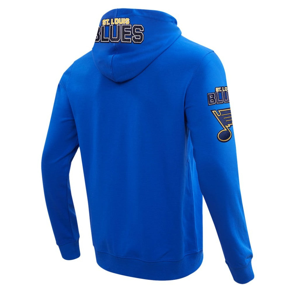 St. Louis Blues Pro Standard Classic Chenille Full-Zip Hoodie Jacket - Blue | NHL discount