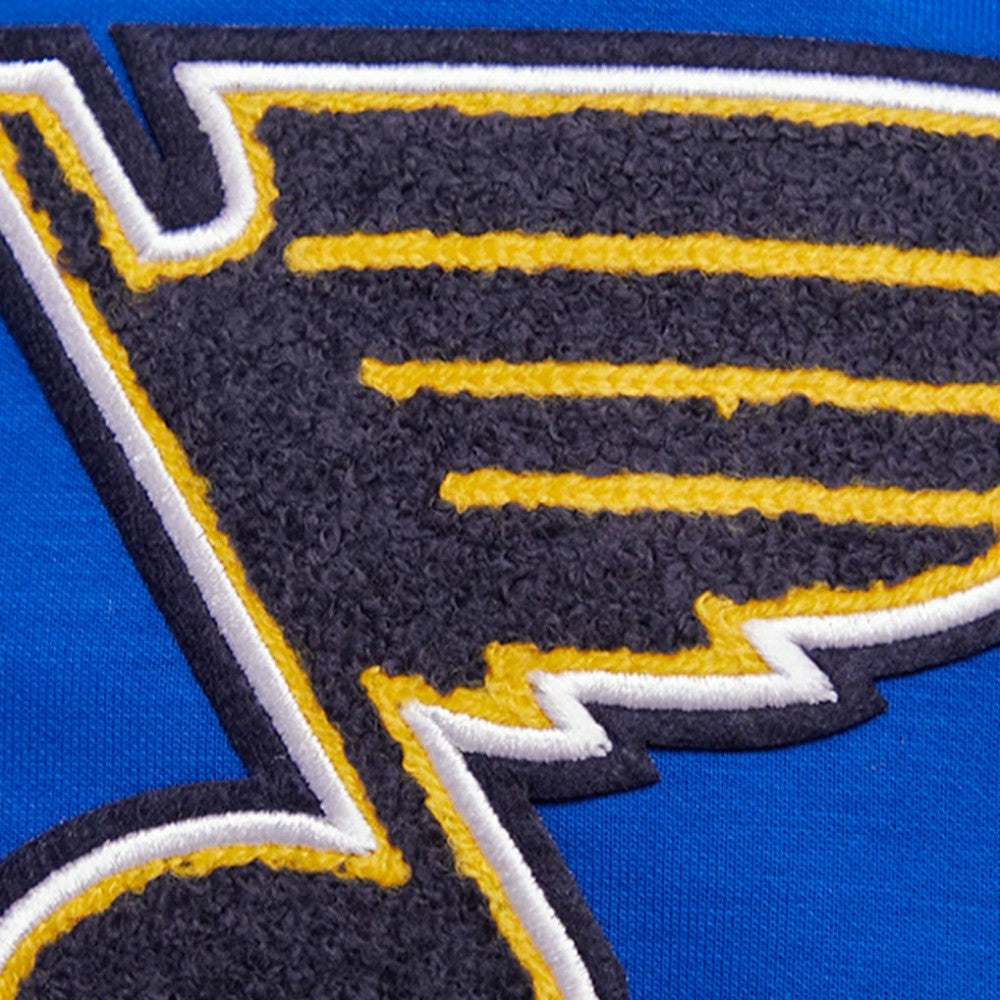 St. Louis Blues Pro Standard Classic Chenille Full-Zip Hoodie Jacket - Blue | NHL discount
