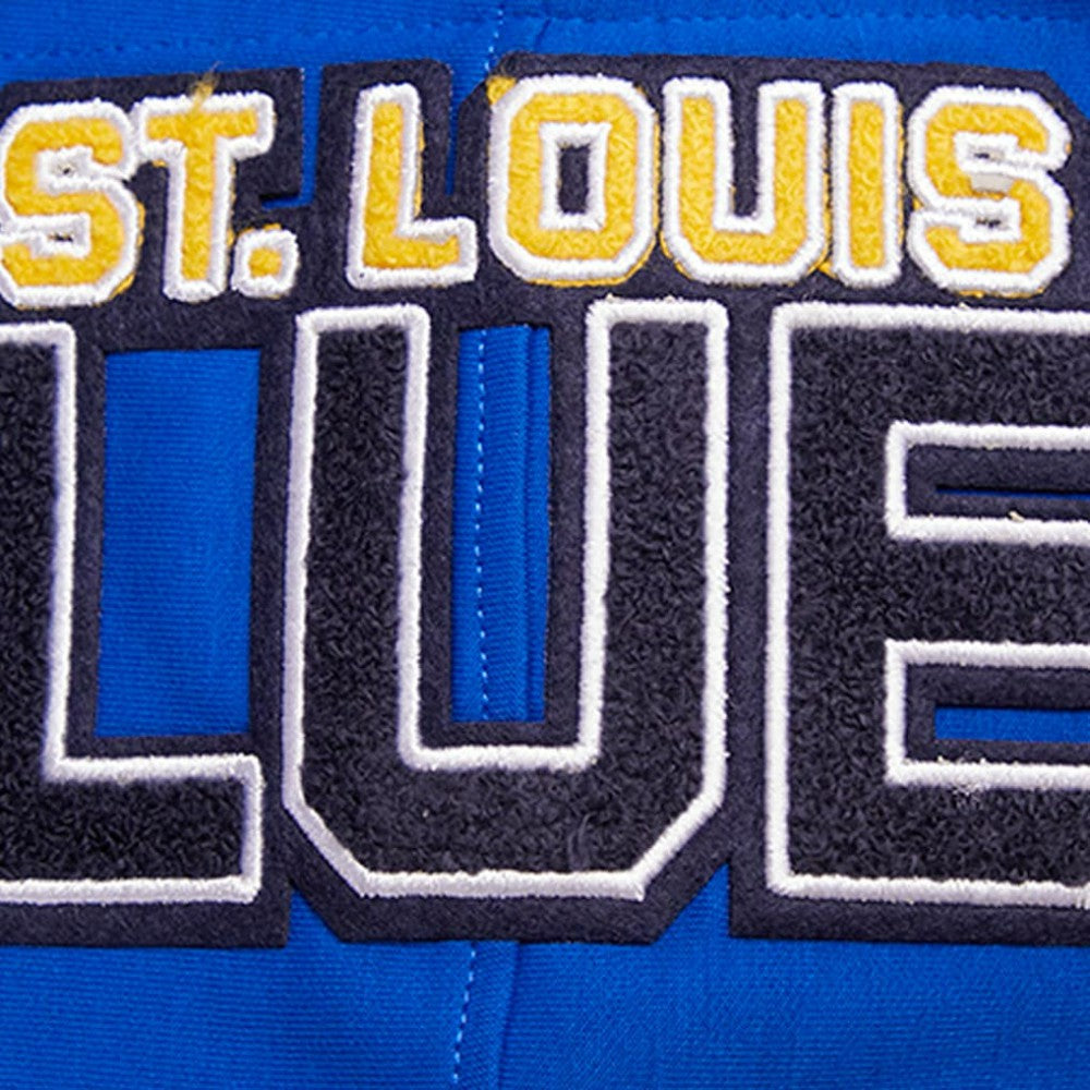 St. Louis Blues Pro Standard Classic Chenille Full-Zip Hoodie Jacket - Blue | NHL discount