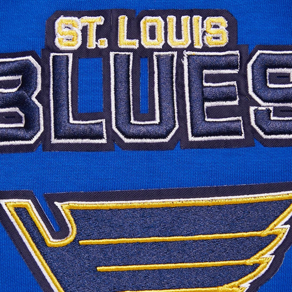 St. Louis Blues Pro Standard Classic Chenille Full-Zip Hoodie Jacket - Blue | NHL discount