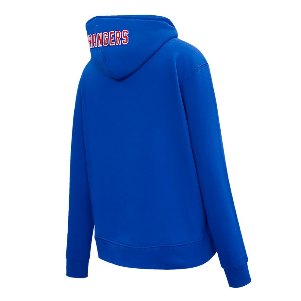 New York Rangers Pro Standard Women's Classic Chenille Pullover Hoodie - Blue | NHL sale