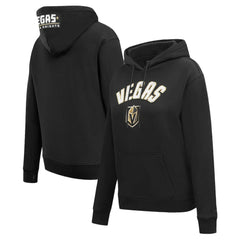 Vegas Golden Knights Pro Standard Women's Classic Chenille Pullover Hoodie - Black | NHL Clearance