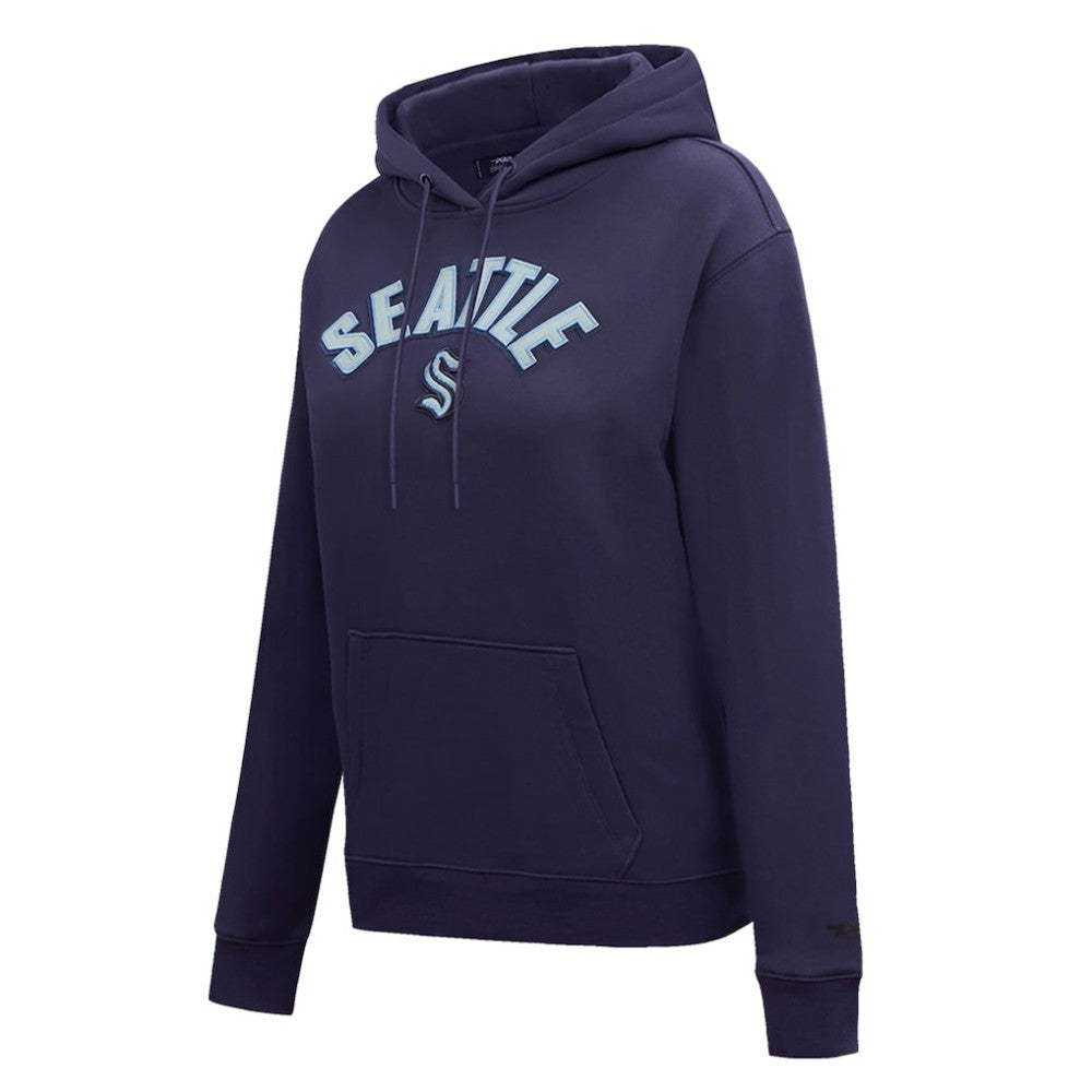 Seattle Kraken Pro Standard Women's Classic Chenille Pullover Hoodie - Navy | NHL online