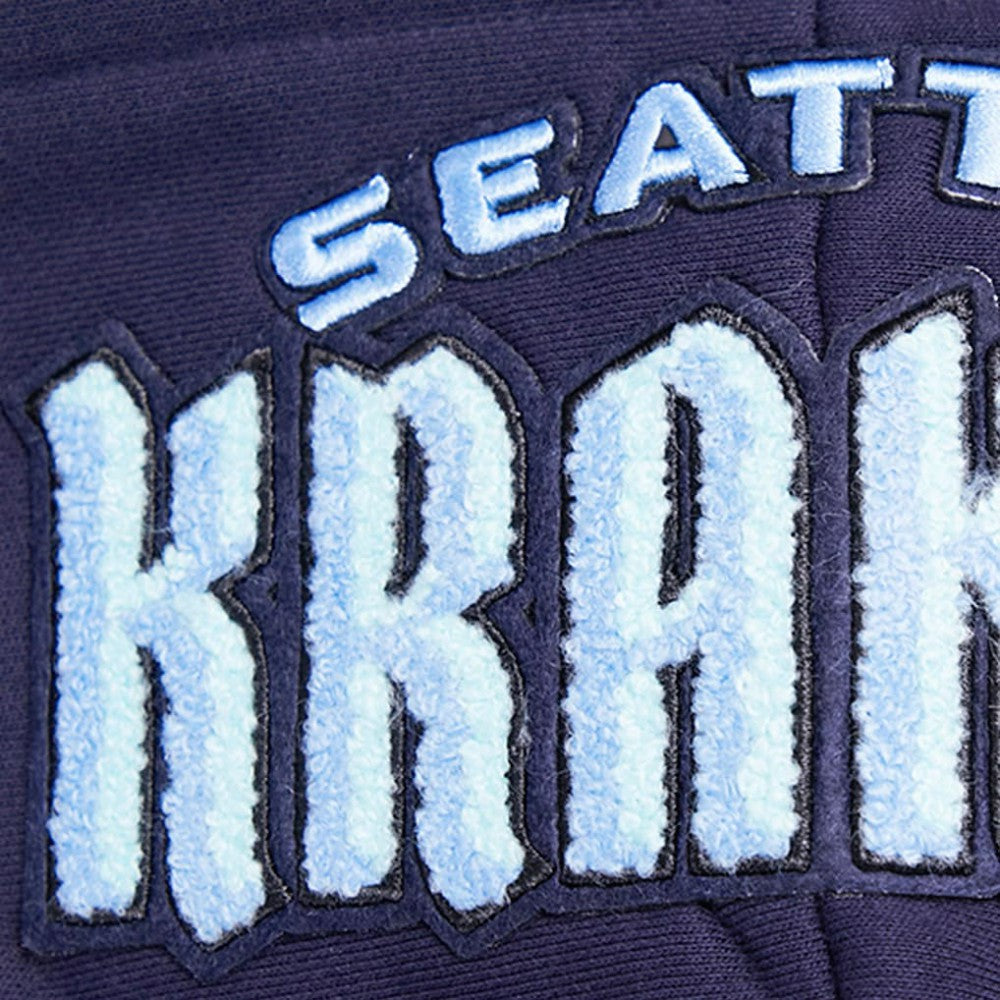 Seattle Kraken Pro Standard Women's Classic Chenille Pullover Hoodie - Navy | NHL online