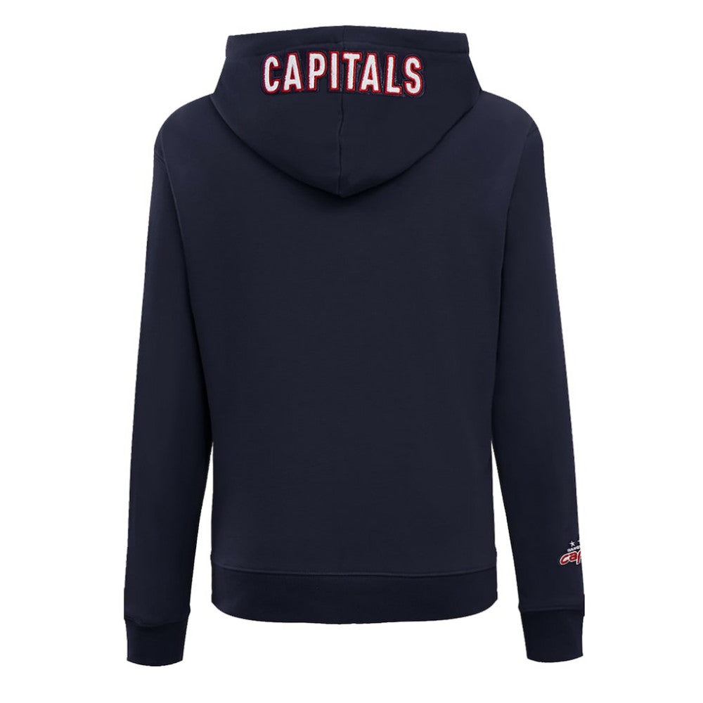 Washington Capitals Pro Standard Women's Classic Chenille Pullover Hoodie - Navy | NHL online
