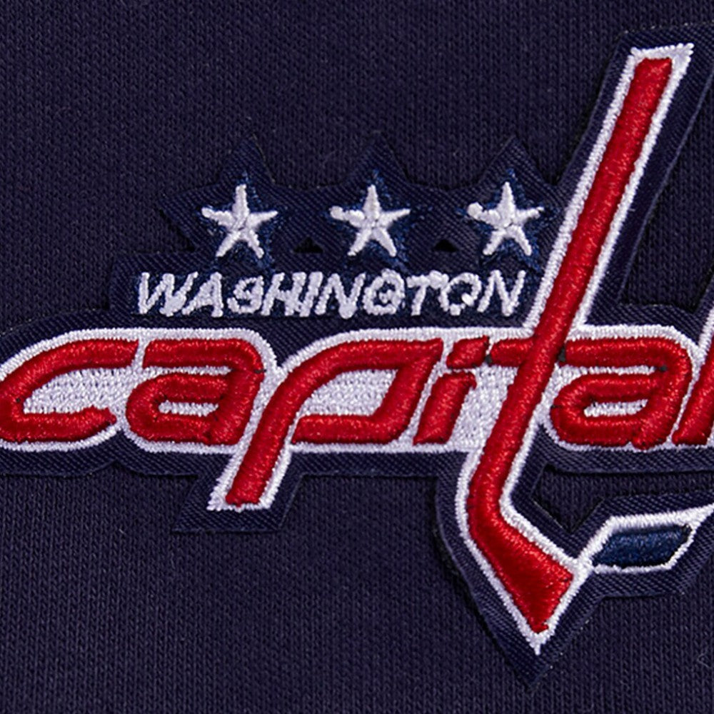 Washington Capitals Pro Standard Women's Classic Chenille Pullover Hoodie - Navy | NHL online