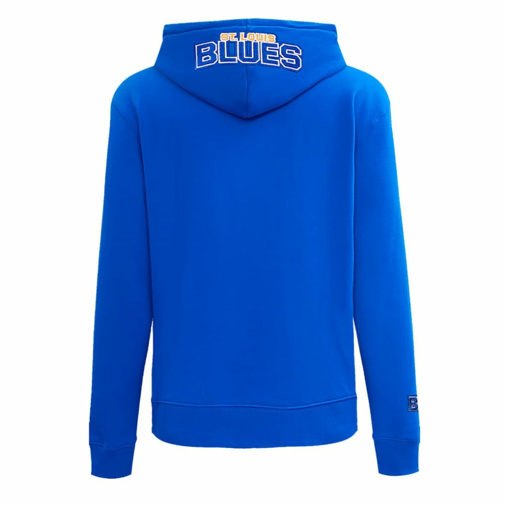 St. Louis Blues Pro Standard Women's Classic Chenille Pullover Hoodie - Blue | NHL on sale