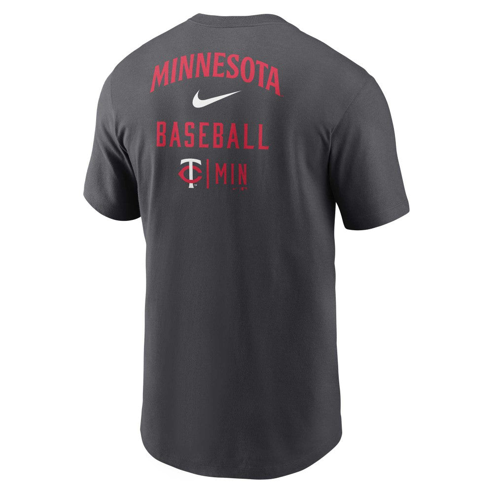 Minnesota Twins Nike Logo Sketch Bar T-Shirt Sale