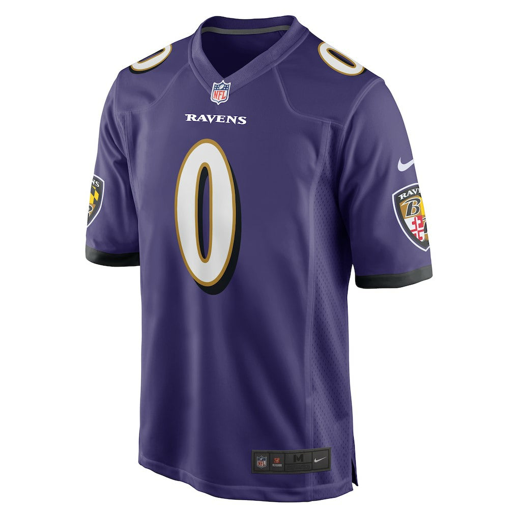 Roquan Smith Baltimore Ravens Team Game Jersey - Purple - Nike