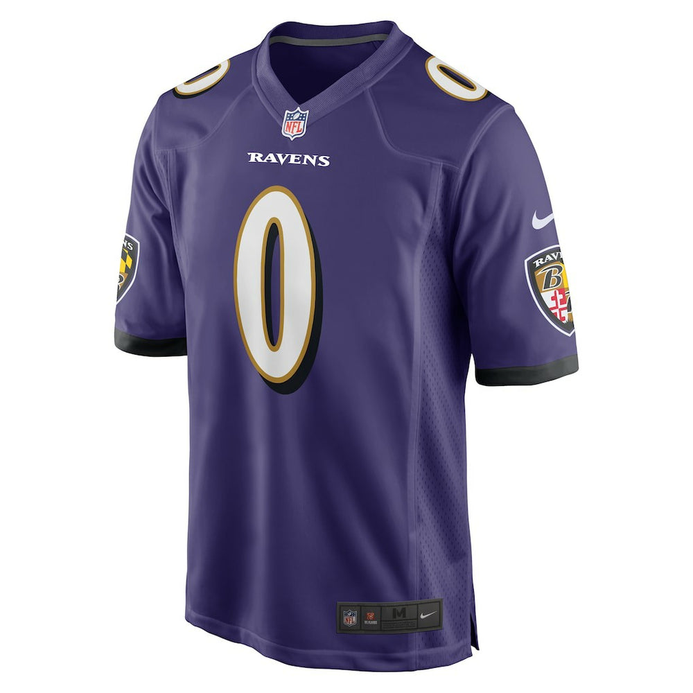 Roquan Smith Baltimore Ravens Team Game Jersey - Purple - Nike