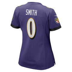Roquan Smith Baltimore Ravens Women's Team Game Jersey - Purple - Nike