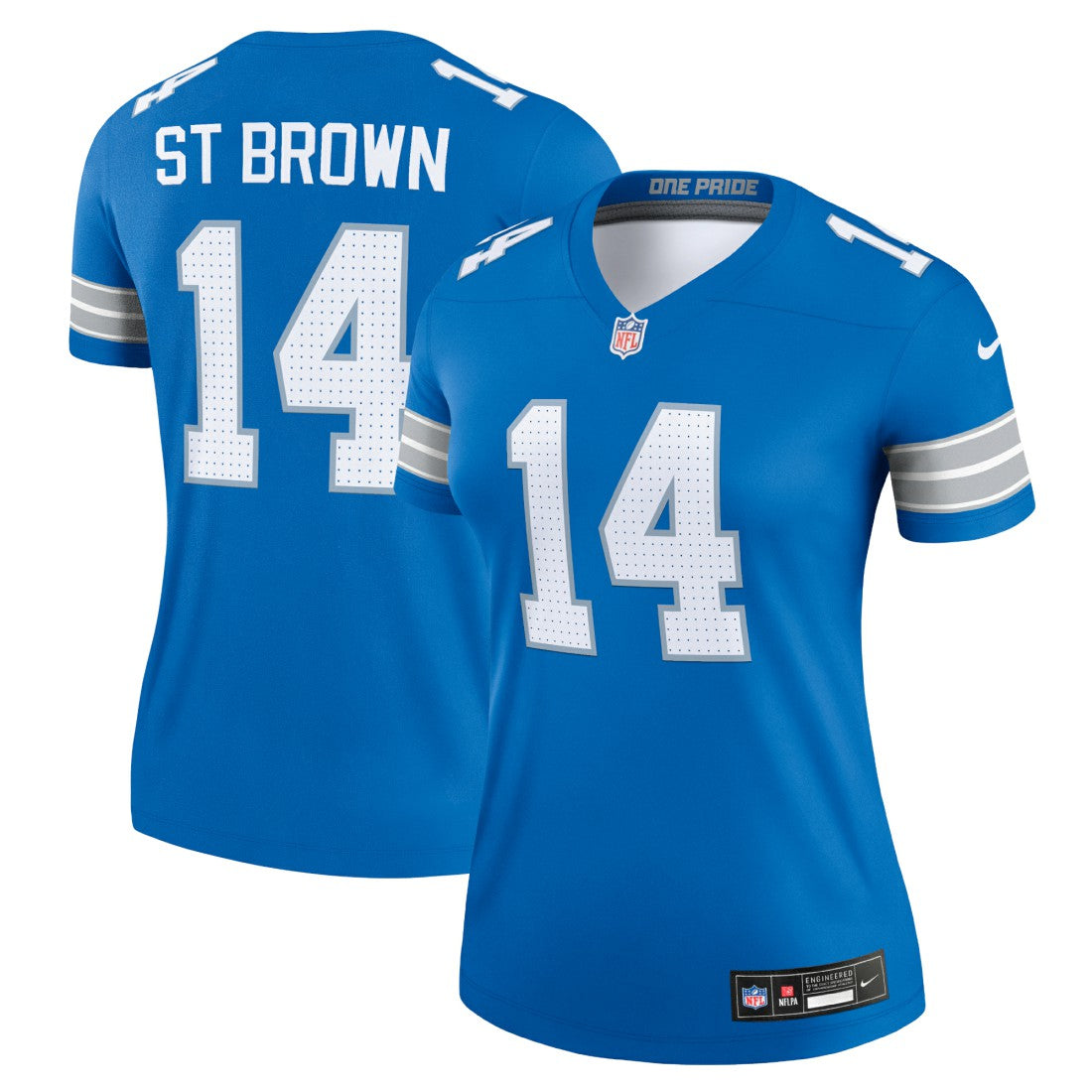 Amon-Ra St. Brown Detroit Lions Women's Legend Player Performance Top - Blue - Nike