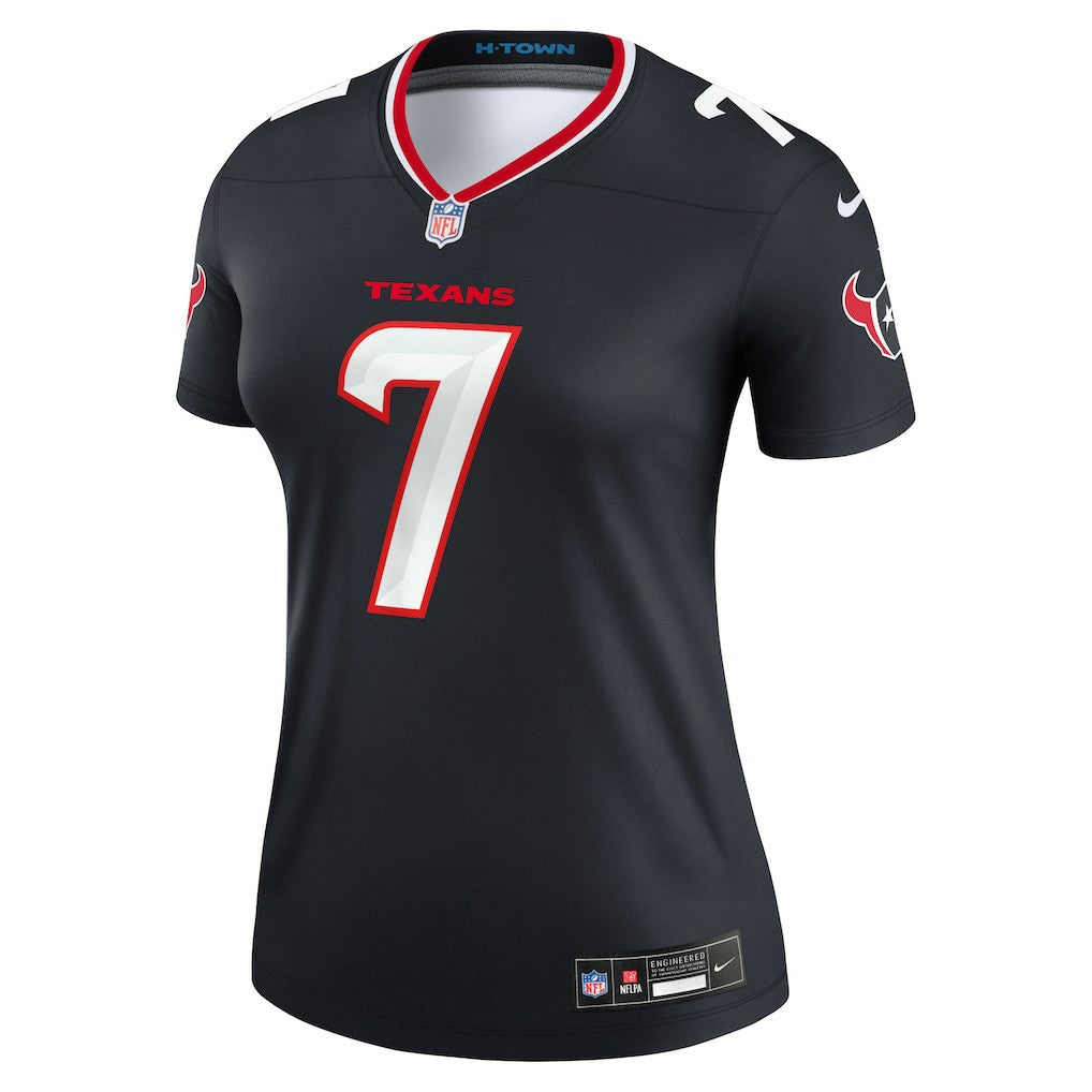 C.J. Stroud Houston Texans Women's Legend Player Performance Top - Navy - Nike