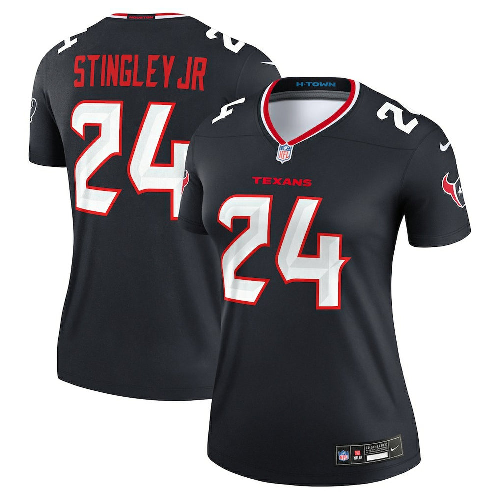 Derek Stingley Jr. Houston Texans Women's Legend Player Performance Top - Navy - Nike