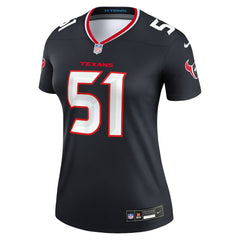 Will Anderson Jr. Houston Texans Women's Legend Player Performance Top - Navy - Nike