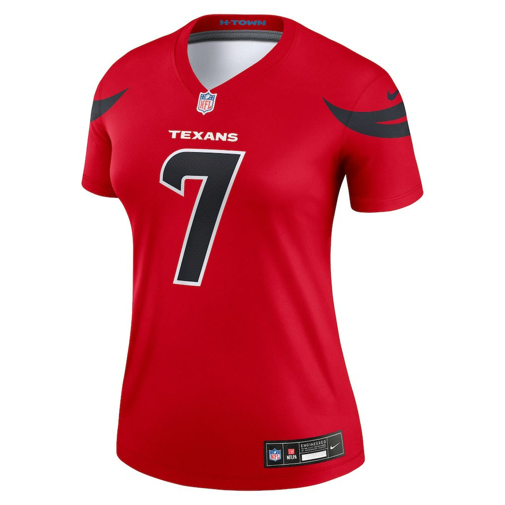 C.J. Stroud Houston Texans Women's Alternate Legend Player Performance Top - Red - Nike