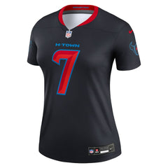 C.J. Stroud Houston Texans Women's Alternate Legend Player Performance Top - Navy - Nike